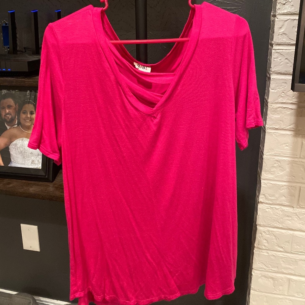 Dark Pink Blouse